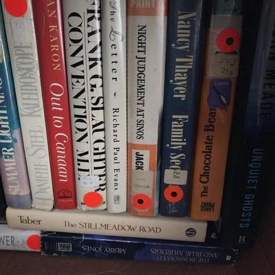 TWO BOXES OF HARDBACK BOOKS