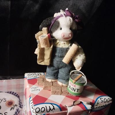 "MOO MAKE THE WORLD A BRIGHTER PLACE"-"BUCKETS OF FUN" MOO MOOS-HOMCO COW