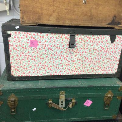 Vintage Metal Trunk