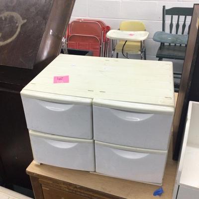 Plastic Bin Shelf