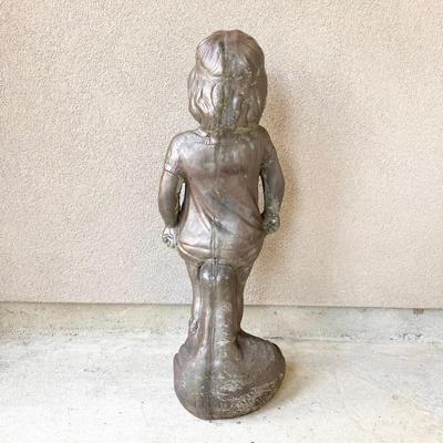 31â€ Tall  Little Girl Cement Statue ~*Read Details