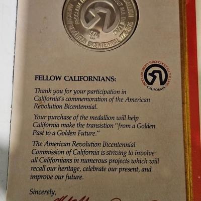The official California American revolution coin