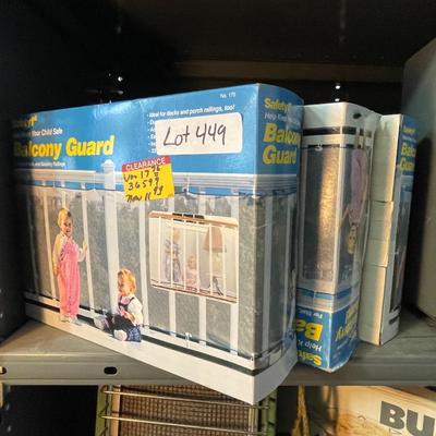 3 Boxes of Balcony Guards - Baby Protection on Porches or Decks Too.