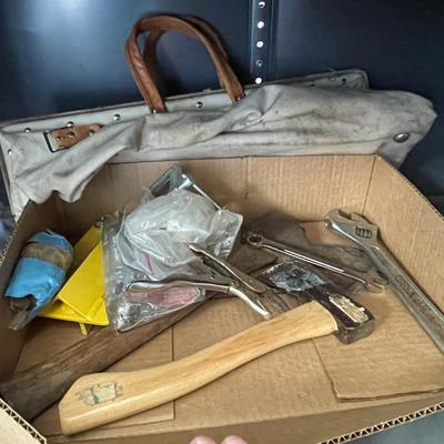 Lot of Misc. Tools - 2 Hatchets/Wrench/Vise Grips
