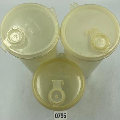 Cylinder Tupperware Containers