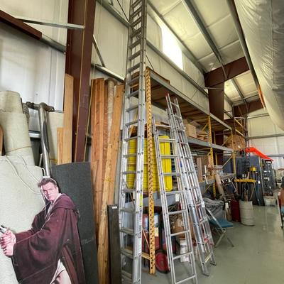 Werner 40 Foot Tall  D1340-2 Metal Extension Ladder - Like 3 Stores Tall - IT"S A BIGGIE