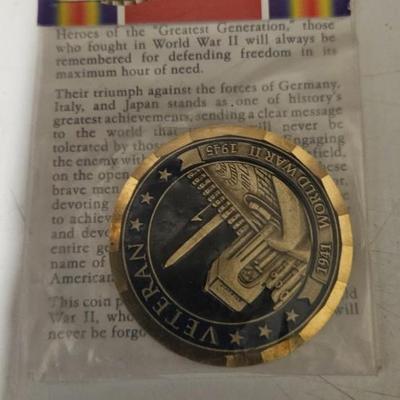 WW2 veteran Coin