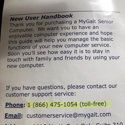 My GAIT Senior Computing Made Easy -Monitor wouldnâ€™t come on -Lot 218