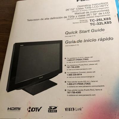 32â€ Panasonic TV -Lot 221