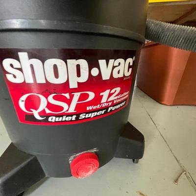 Shop Vac QSV 12 Gallon and all attachments shown