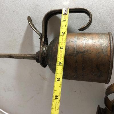 Two Vintage Eagle Oil Cans -Lot 222