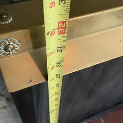 Vintage Fireplace Screen & Hearth Skirt