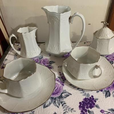 Tortosa & Pascual Porcelian Tea Set Spain