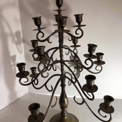 Vintage Brass Candelabra -Lot 224