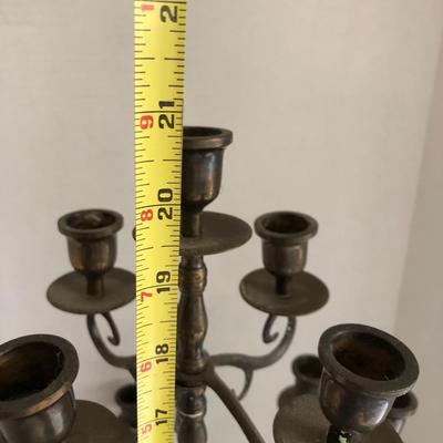 Vintage Brass Candelabra -Lot 224