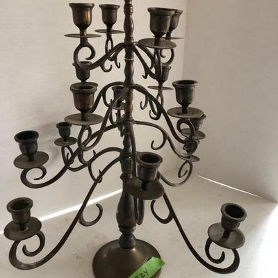 Vintage Brass Candelabra -Lot 224