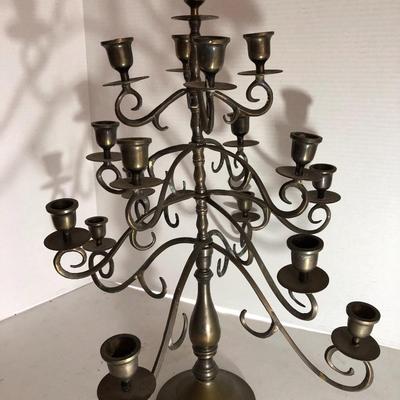 Vintage Brass Candelabra -Lot 224