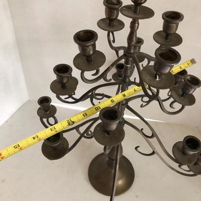 Vintage Brass Candelabra -Lot 224