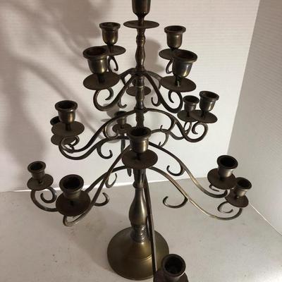 Vintage Brass Candelabra -Lot 224