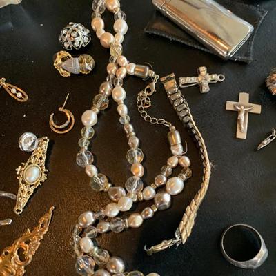 Vintage Costume Jewelry and Collectibles Lot