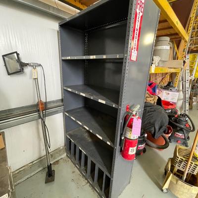 Gray Metal Shop/Work Shelf - 83"t x 42"w x 18"d