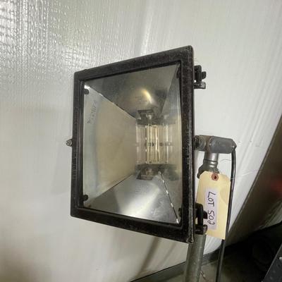 Electric Shop Light/Work Light on Pole