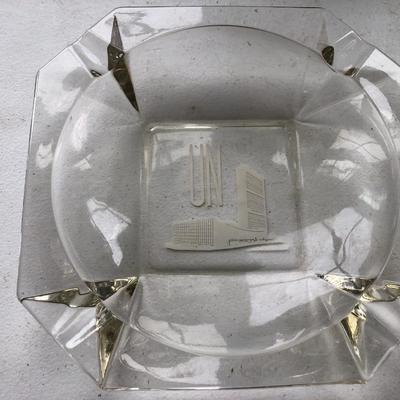 Vintage UN Glass Ashtray -Lot 226