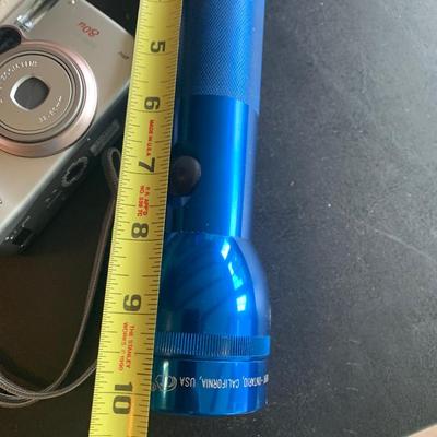 Mag-Lite Heavy Duty Flashlight & Canon Digital Camera