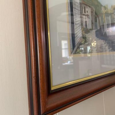 Gina Reininger Framed Pastel â€œOn The Isle of Carte