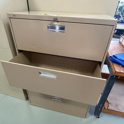 Tool storage/File Cabinet with 4 drawers by HON - 36"w x 53"t x 19"d   "IT LOCKS"