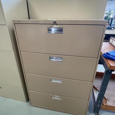 Tool storage/File Cabinet with 4 drawers by HON - 36"w x 53"t x 19"d   "IT LOCKS"