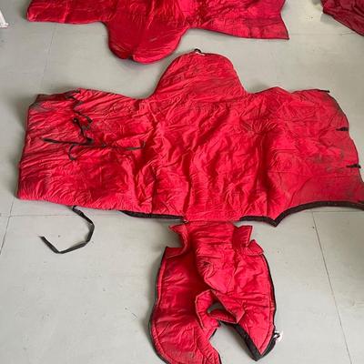 Red Alaskan Durable Products Airplane Cover in Bag