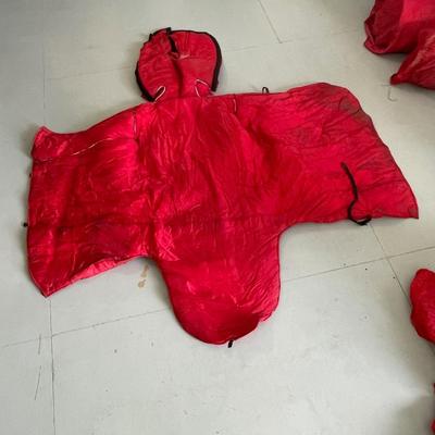 Red Alaskan Durable Products Airplane Cover in Bag