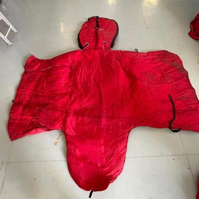 Red Alaskan Durable Products Airplane Cover in Bag