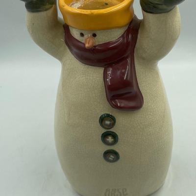 Snowman Candle Holder