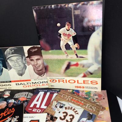 040 Vintage Orioles Baseball Programs