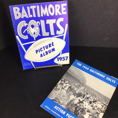 041 Vintage Baltimore Colts Picture Albums