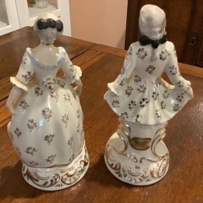 Charleston figurines, hand decorated in Charleston, pre-1942, 9