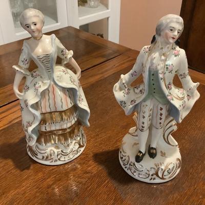 Charleston figurines, hand decorated in Charleston, pre-1942, 9