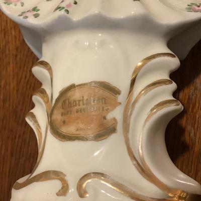 Charleston figurines, hand decorated in Charleston, pre-1942, 9"