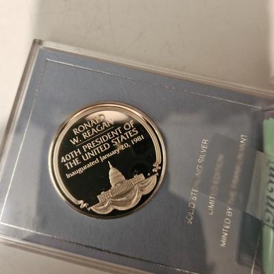 Ronald Regan inauguration medal