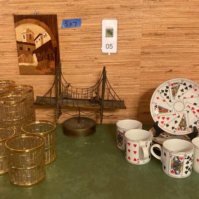 Collection of MCM decorative/household items
