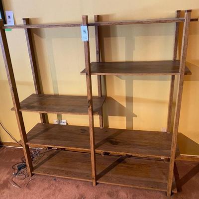 Wood bookcase