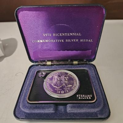 1973 Bicentennial commemorative silver medal