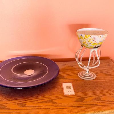 Art glass pieces