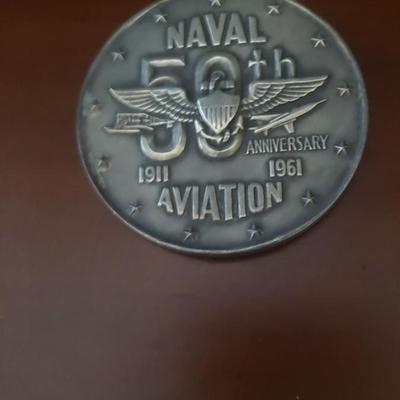 Two naval 50th anniversary coins