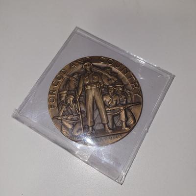 For God And Country Medal