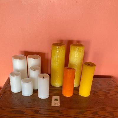 Assorted candles