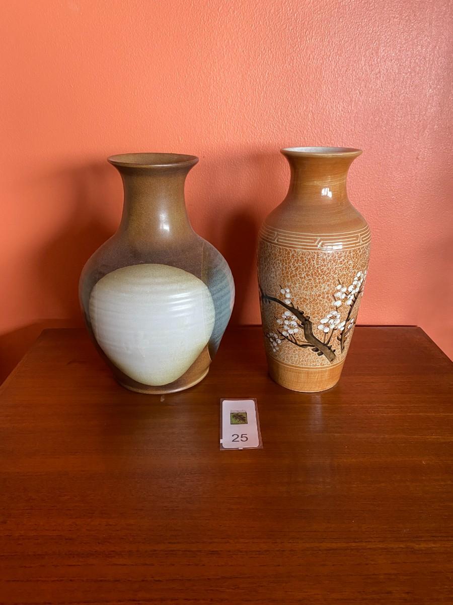 Two Large Ceramic Vases EstateSales Two Large Ceramic Vases Estatesales