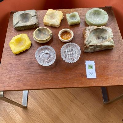 Collection ashtrays